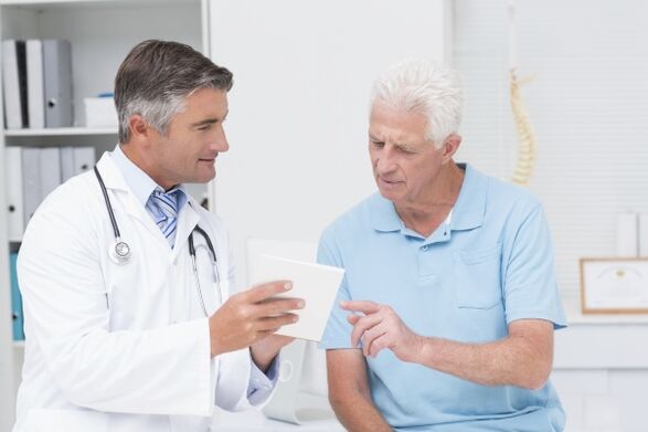 the doctor prescribes the treatment of chronic prostatitis
